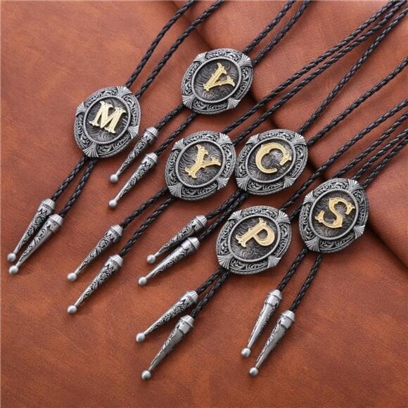 Vintage Bolo tie for Men Z - Picture 4 of 6